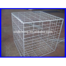 Fábrica de fornecimento galvanizado quadrado soldado Gabion Box Stone Cage e erosão do solo